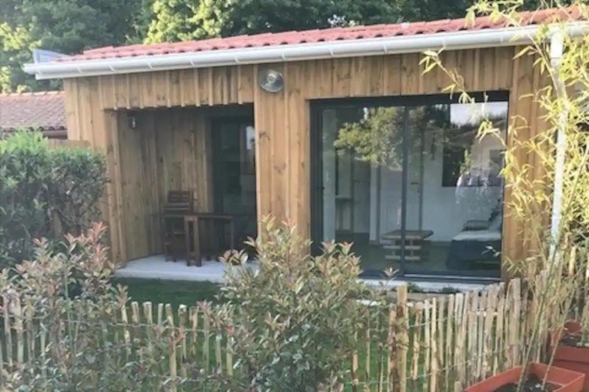 Charmante Cabane Bois Gujan-Mestras Ngoại thất bức ảnh